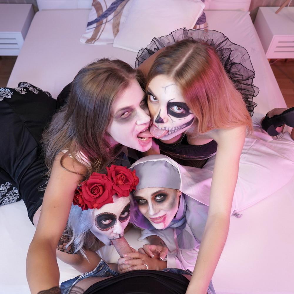 Halloween Orgy VR Porn Video